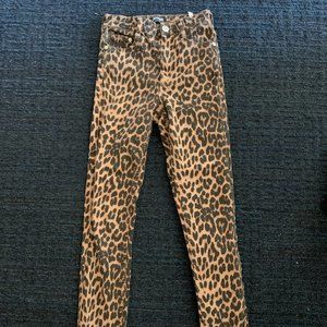 Zara Cheetah Jeans